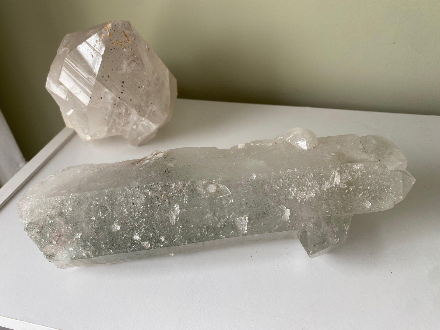 Huge Chlorite in Quartz Point