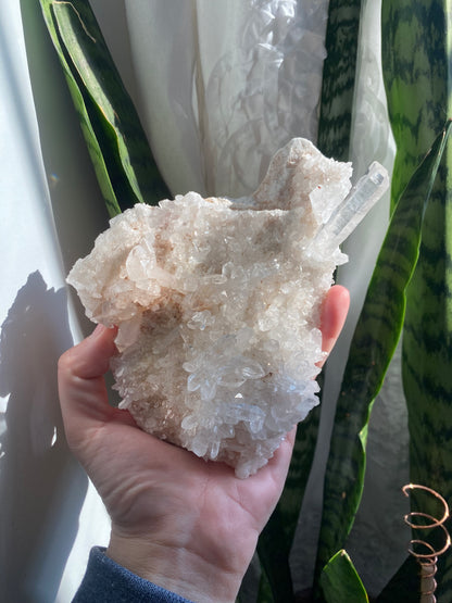 Pink Himalayan Samadhi Quartz Plate