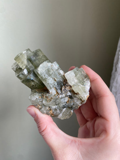 Old Stock Green Apatite Panasqueira Mine