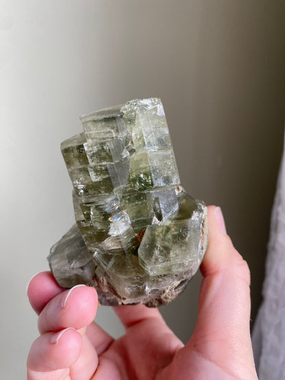 Old Stock Green Apatite Panasqueira Mine