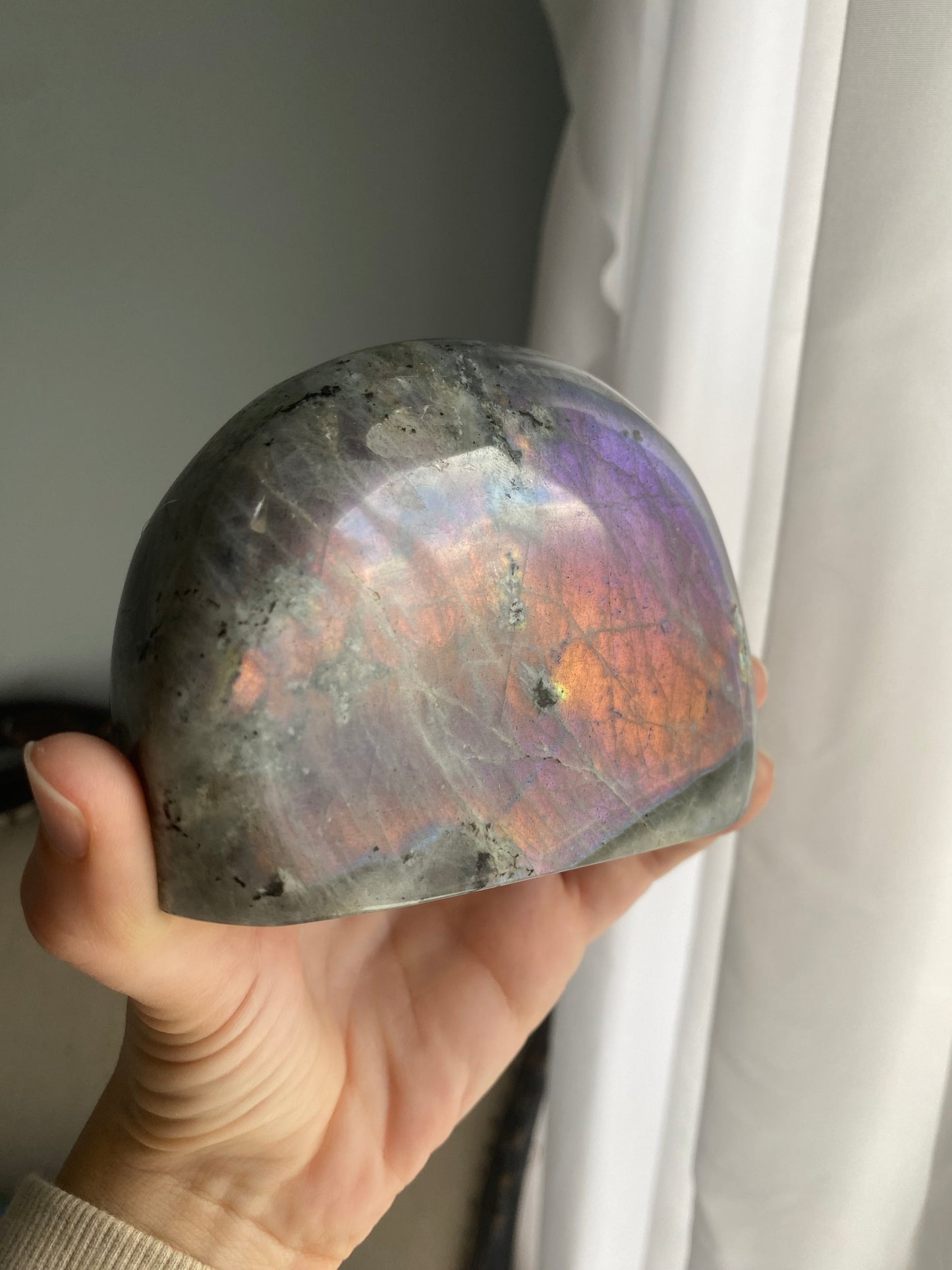 Purple/Pink/Orange Labradorite Freeform