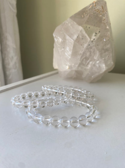 Clear Quartz Bracelet 8mm