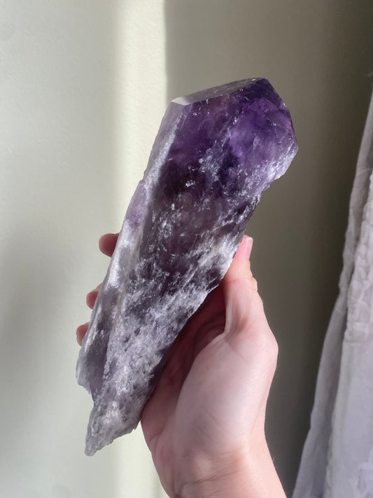 Large Amethyst Root Wand