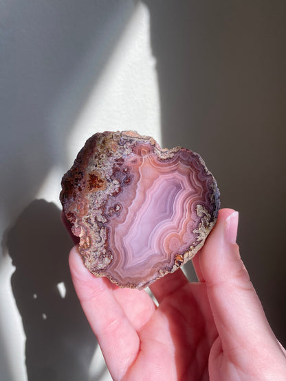 Mauve Pink Laguna Agate