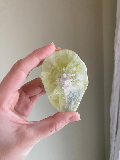 Australian Prehnite w/ Natrolite