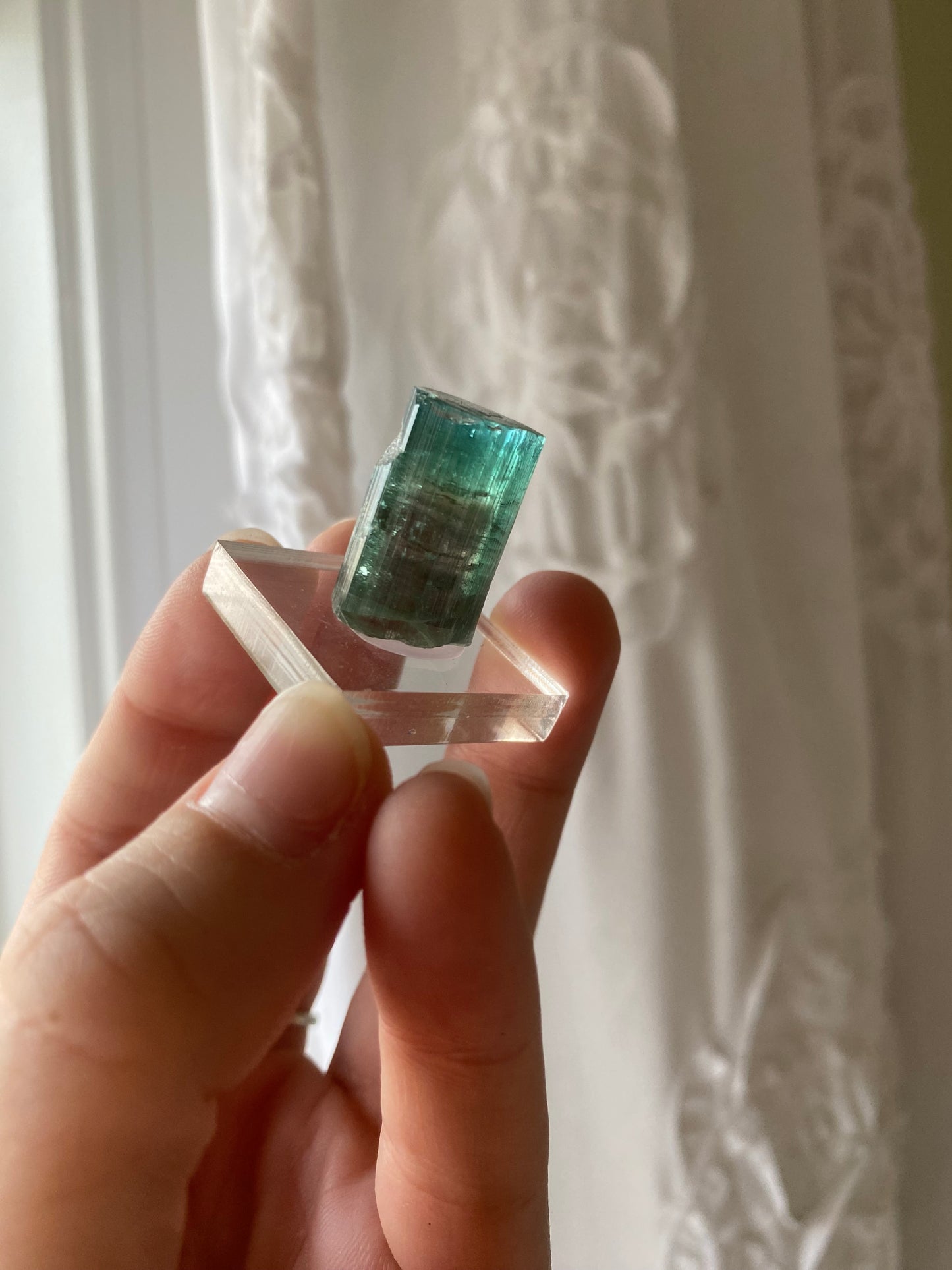 Terminated Watermelon Tourmaline w/ Blue Cap