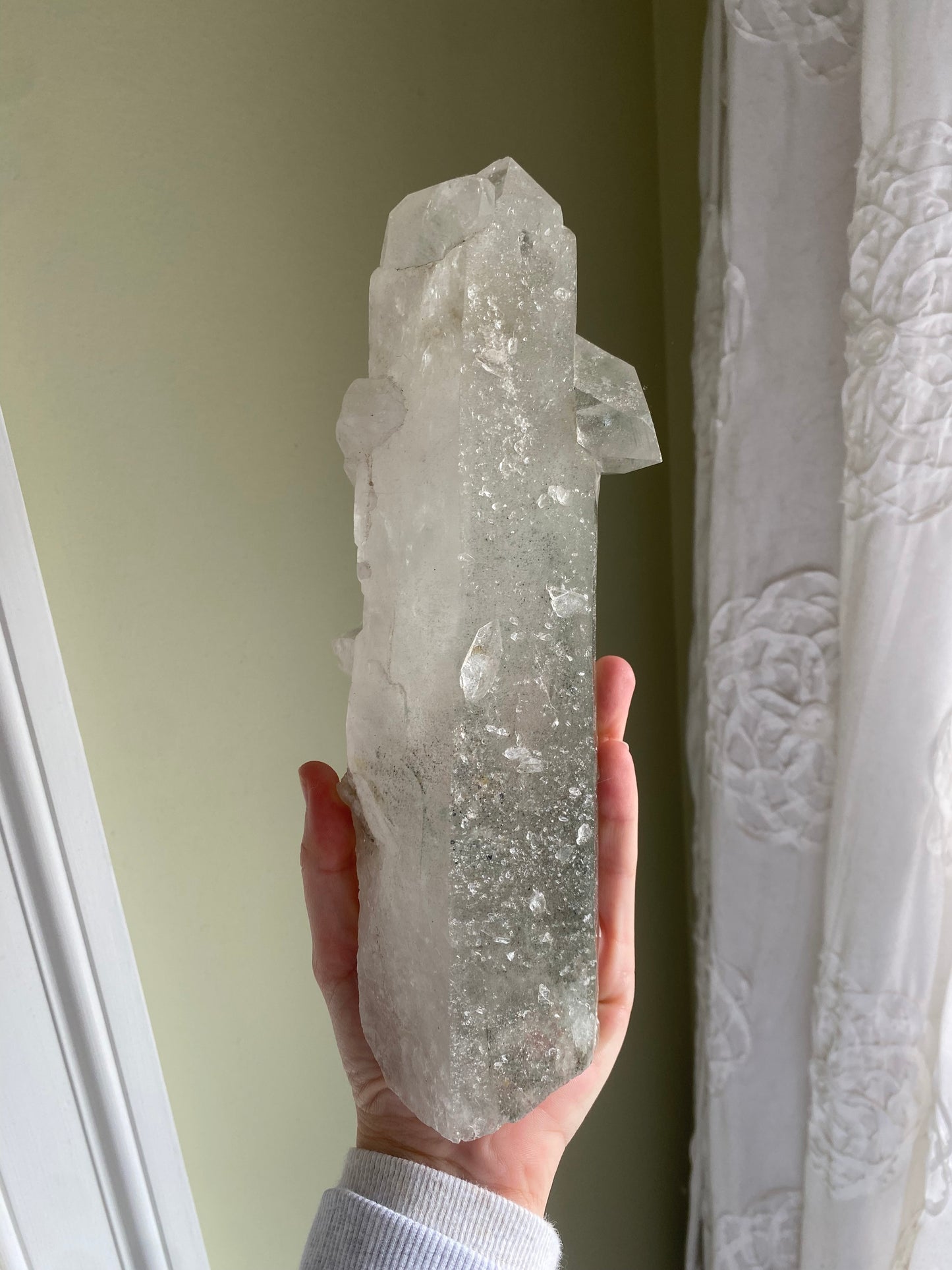 Huge Chlorite in Quartz Point