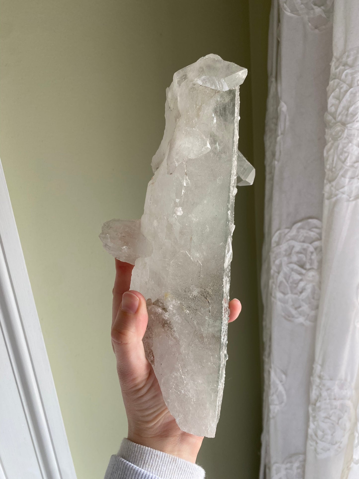 Huge Chlorite in Quartz Point