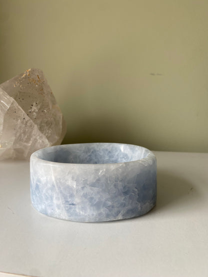 Blue Calcite Bowl