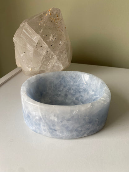 Blue Calcite Bowl