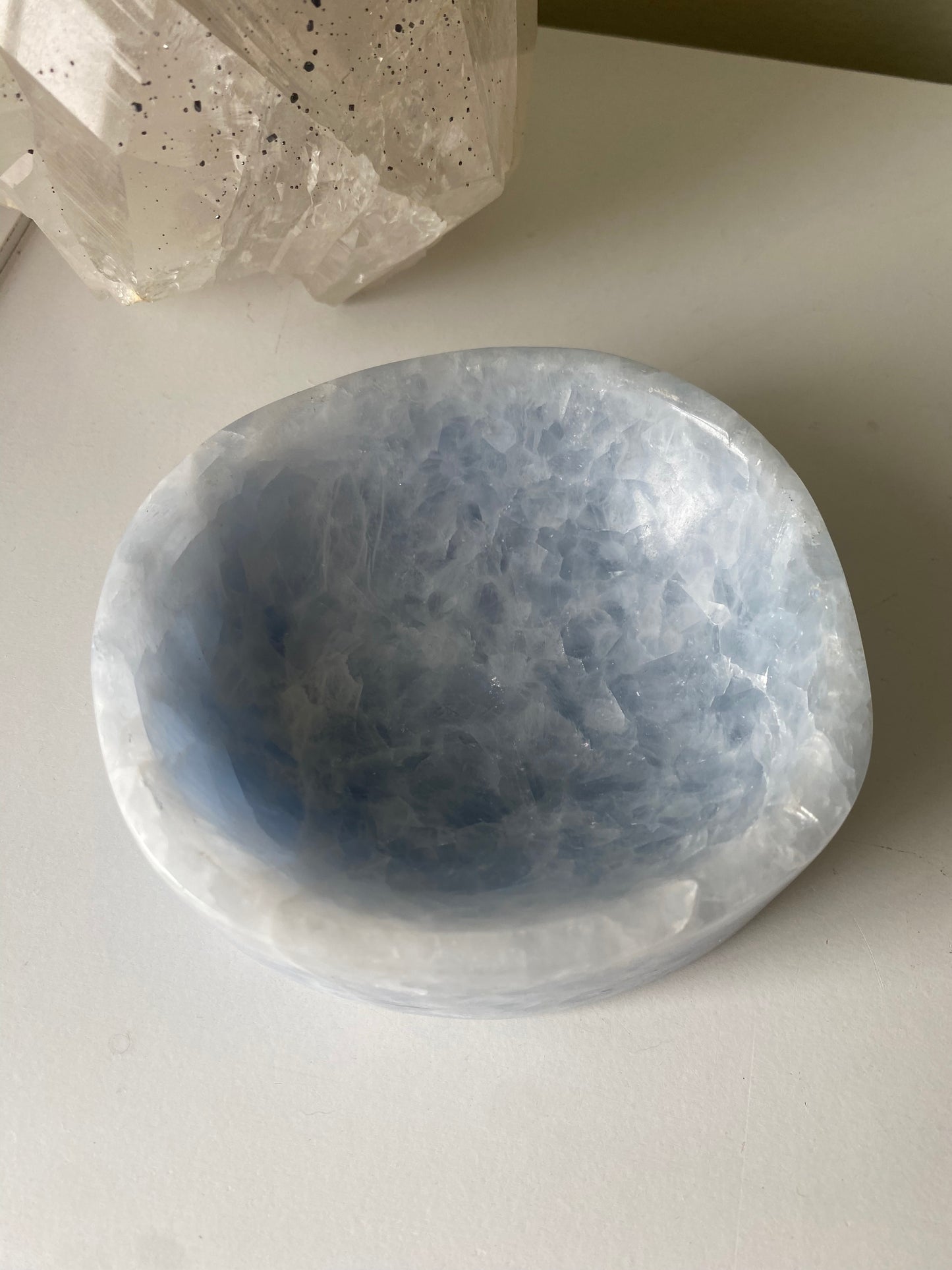 Blue Calcite Bowl