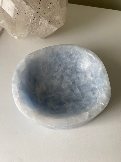 Blue Calcite Bowl