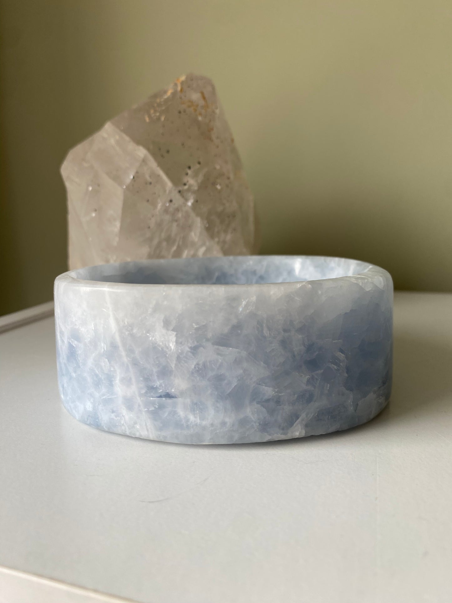 Blue Calcite Bowl