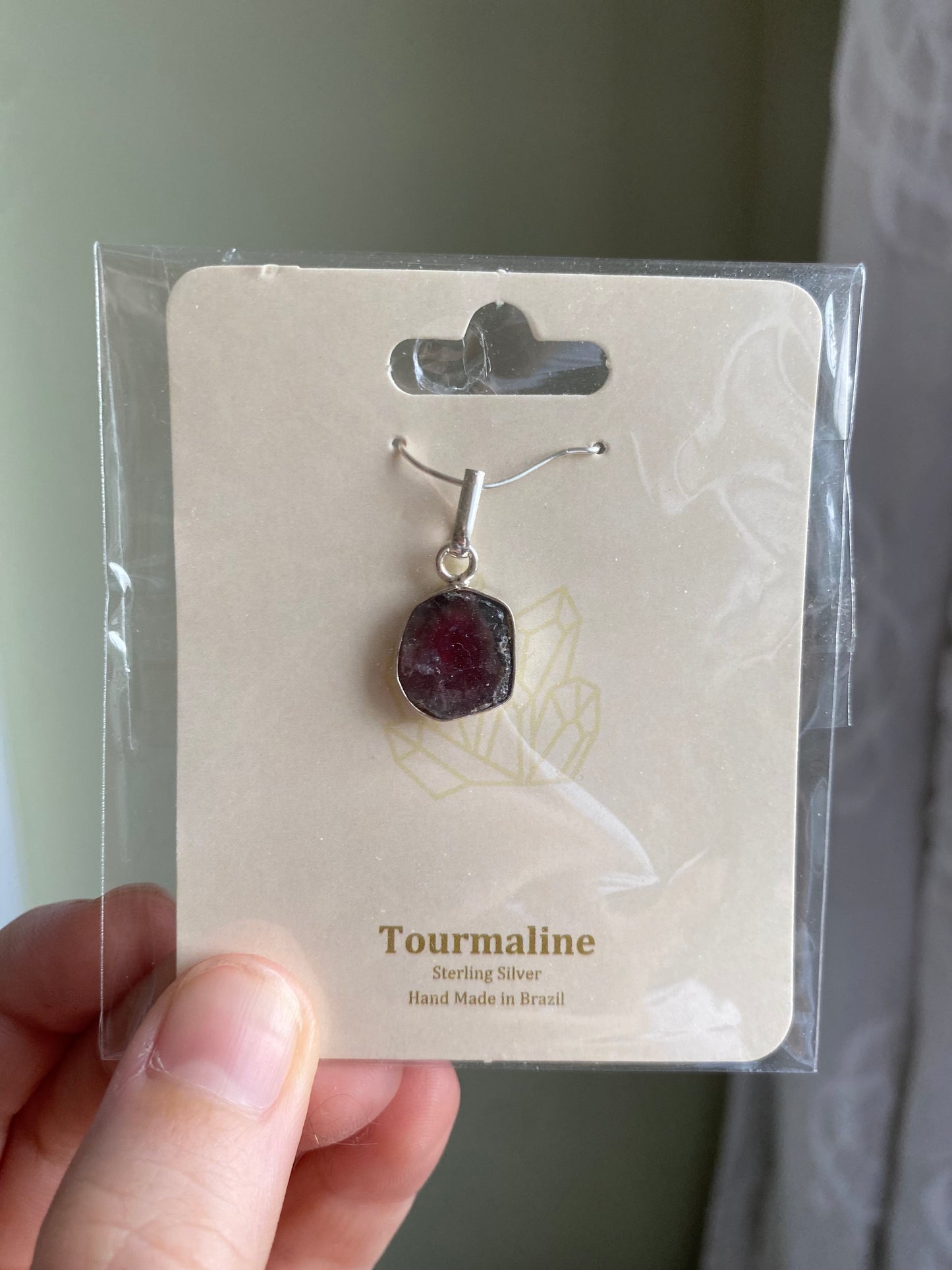 Watermelon Tourmaline Pendant