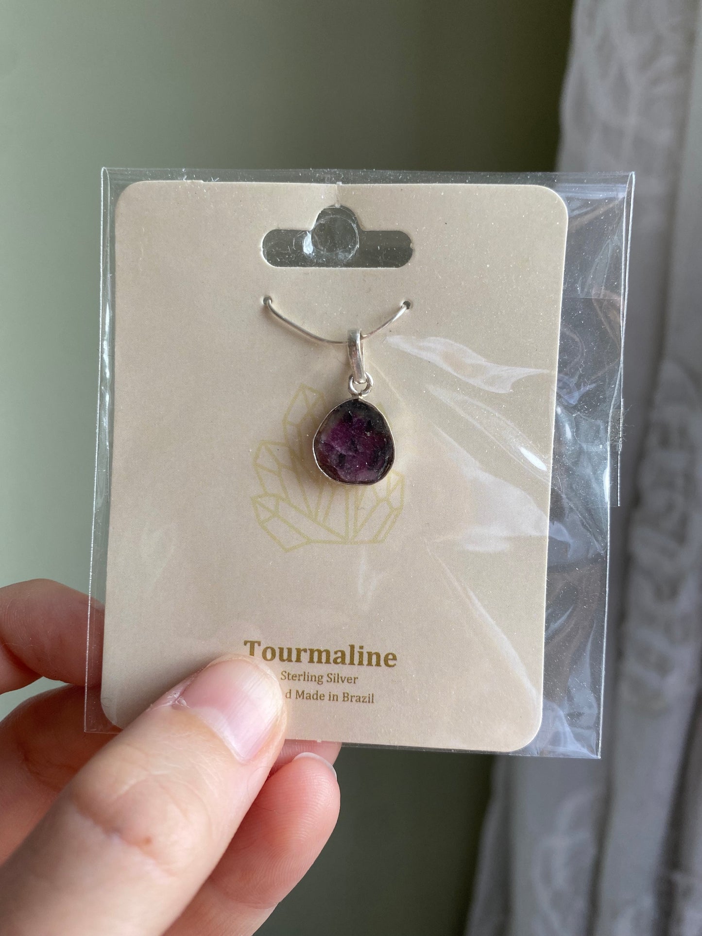 Watermelon Tourmaline Pendant