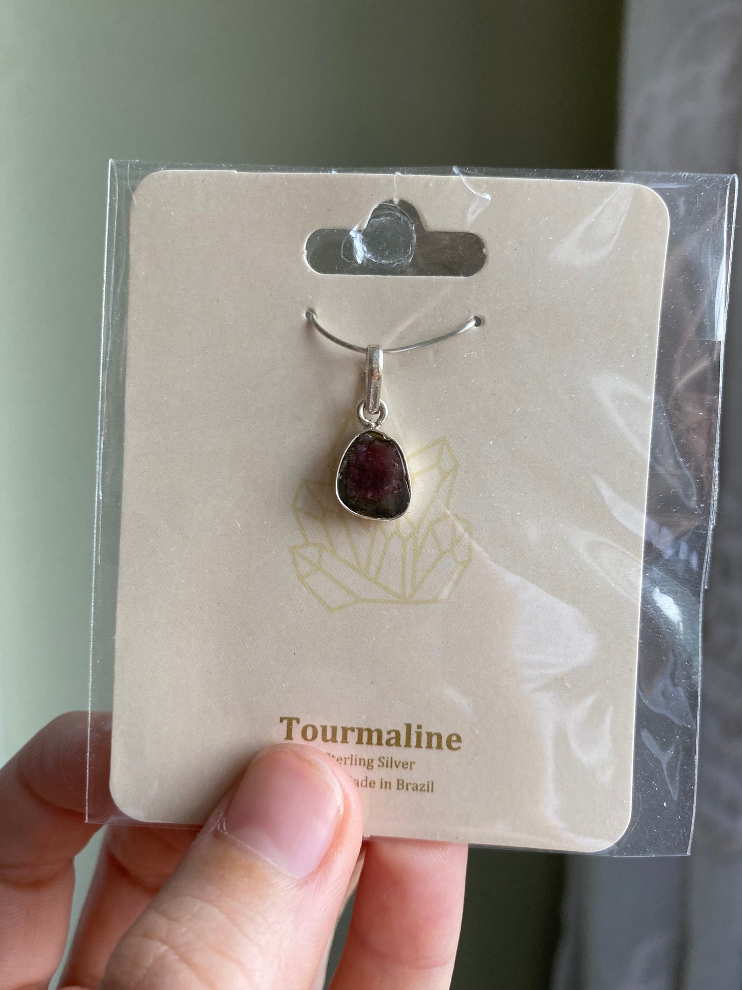 Watermelon Tourmaline Pendant