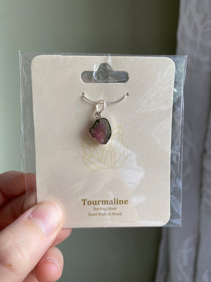 Watermelon Tourmaline Pendant