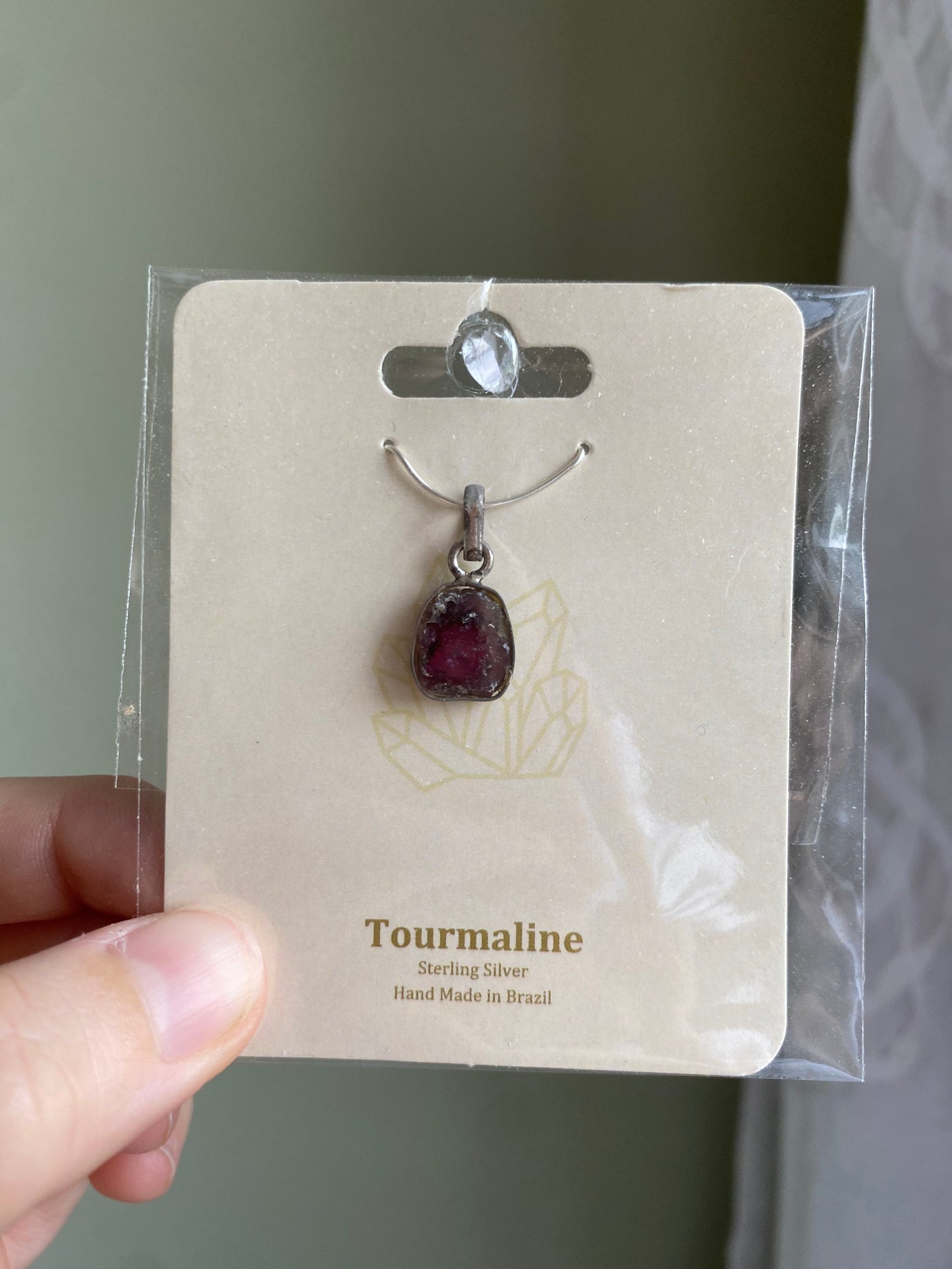 Watermelon Tourmaline Pendant