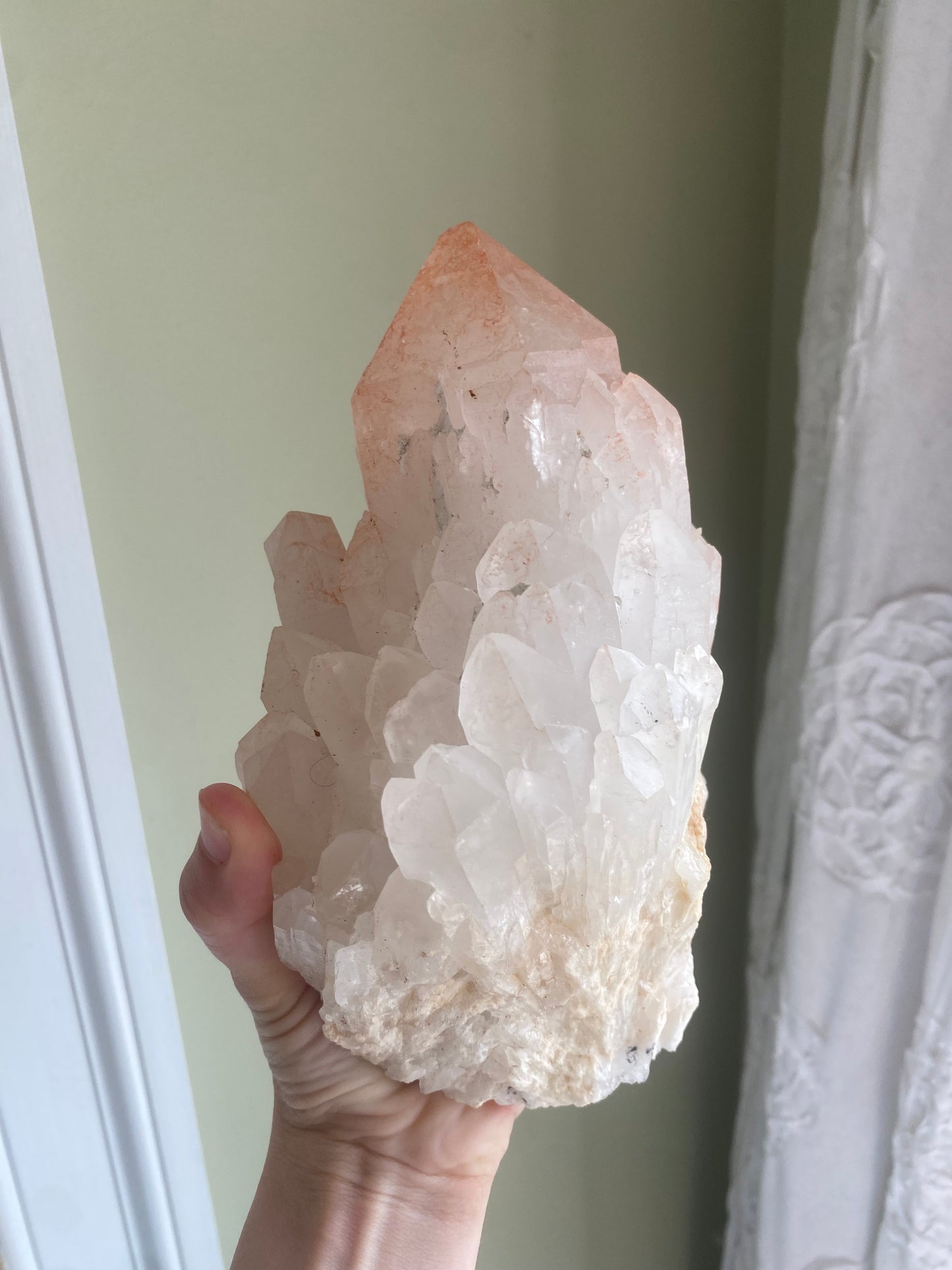 Reserved Listing - XL Celestial Quartz w/ Hematite