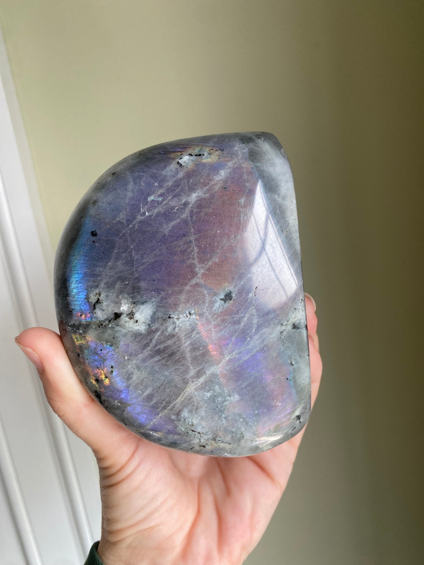 Purple/Pink/Orange Labradorite Freeform