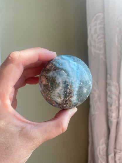 Natural Larimar Sphere