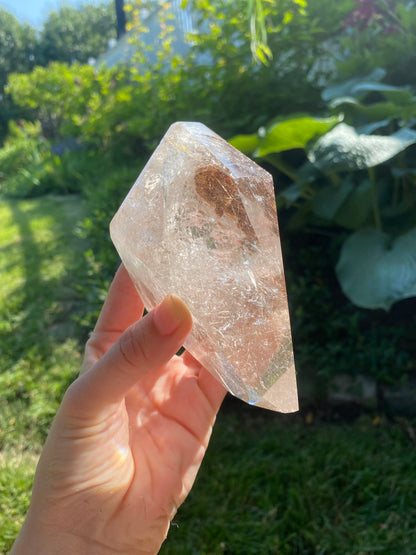 Silver Rutilated Quartz Freeform/Tower