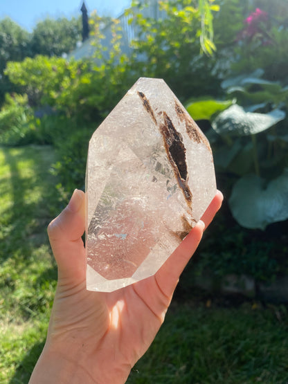Silver Rutilated Quartz Freeform/Tower