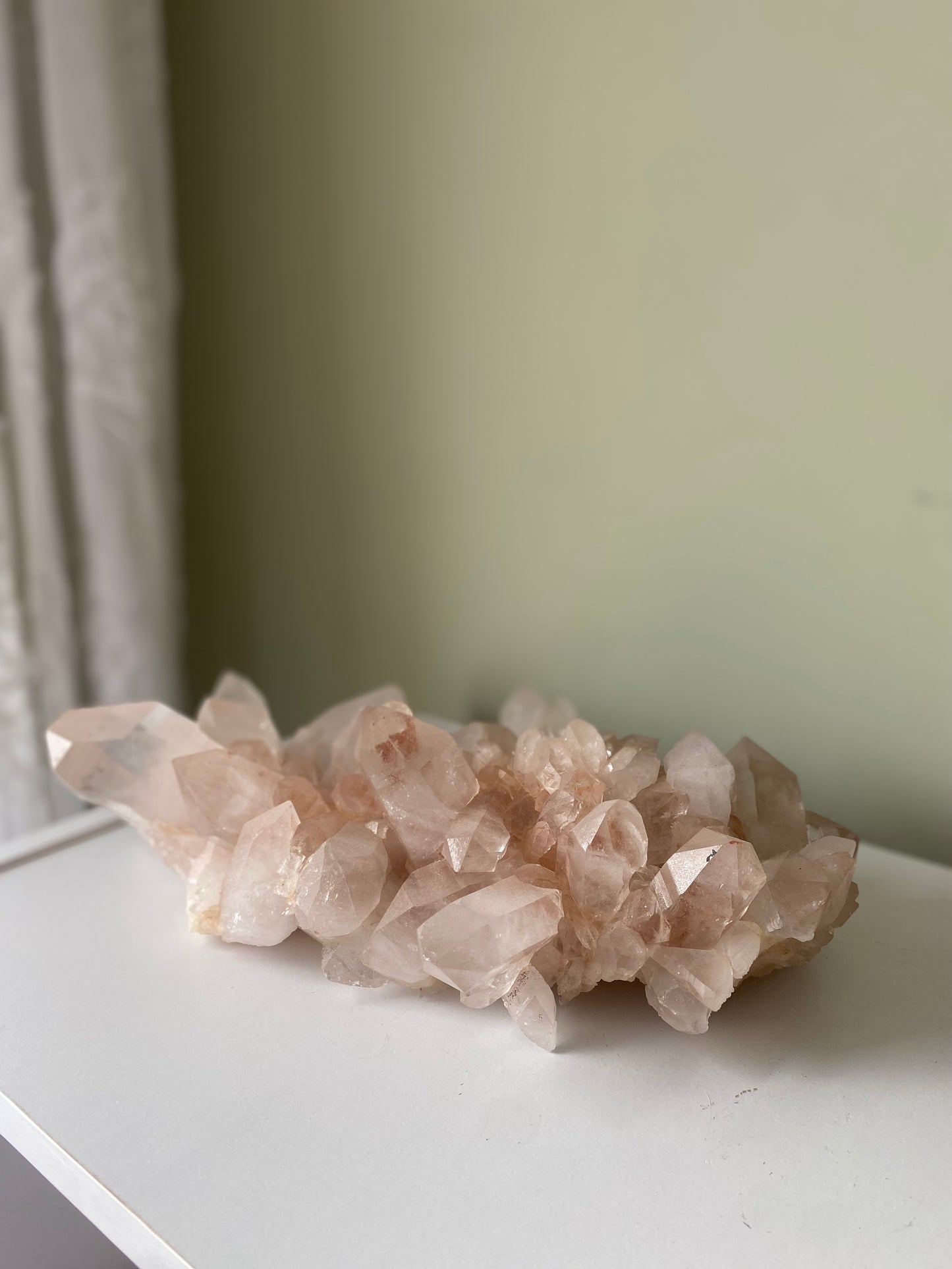 XL Pink Himalayan Samadhi Quartz Cluster