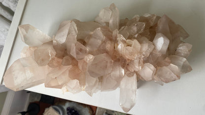 XL Pink Himalayan Samadhi Quartz Cluster