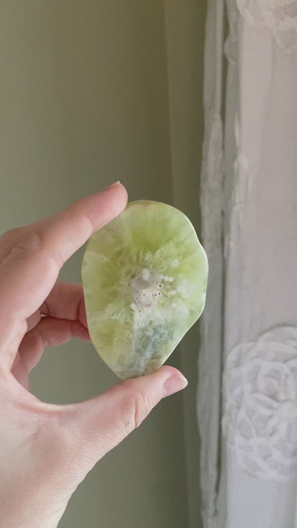 Australian Prehnite w/ Natrolite