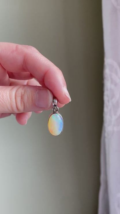 Sterling Silver Australian Opal Pendant