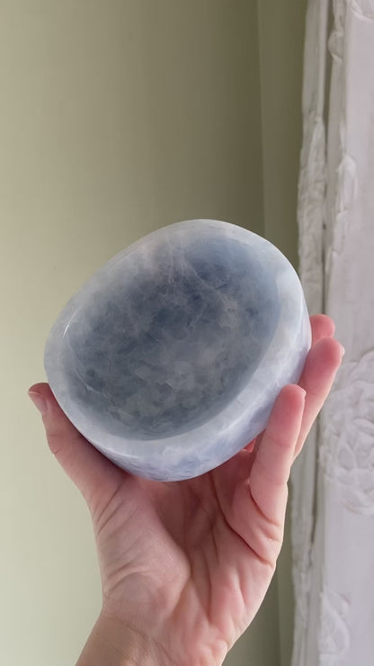 Blue Calcite Bowl